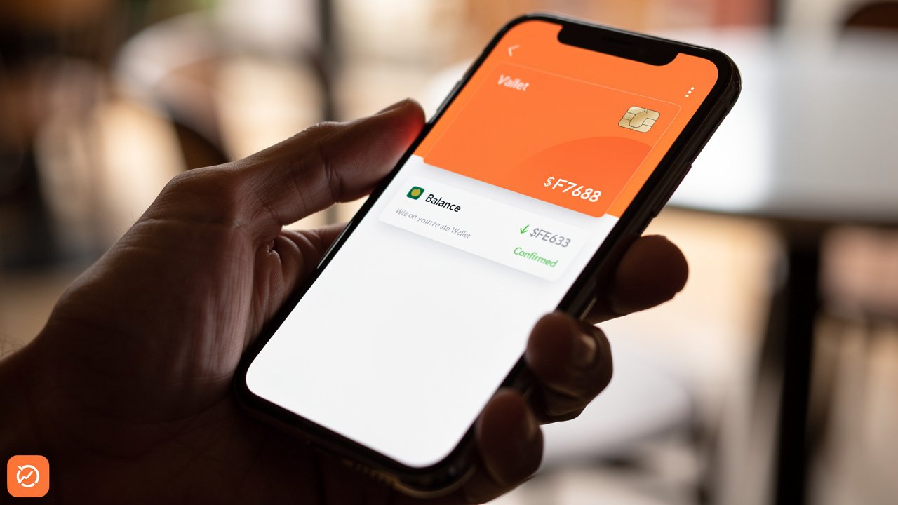 Digital wallet app showing instant payment received